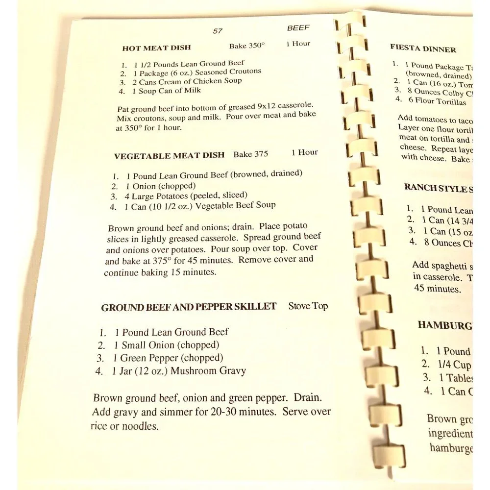 More of the Four Ingredient Cookbook Signed by Emily Cale, Linda Coffee 1994 VTG